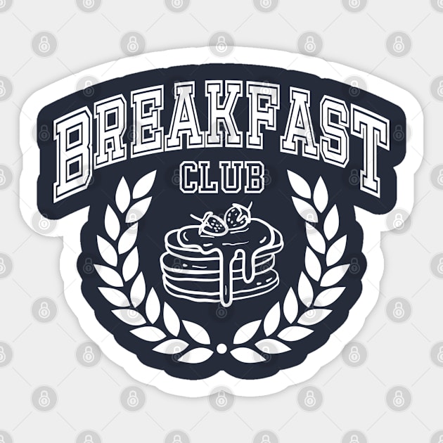 Breakfast Club, Boho Foodie Lover, Funny Pancakes Sticker by WaBastian